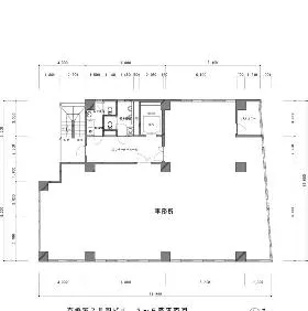 キューアス八丁堀第一ビル(旧:京橋第7長岡)ビルの基準階図面