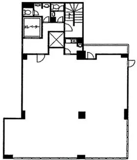 東上野小池ビルの基準階図面