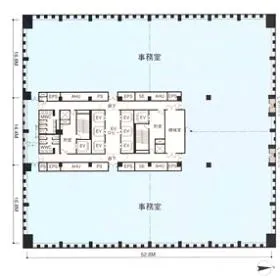 品川シーサイドサウスタワーの基準階図面