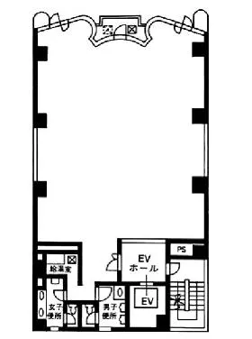 タイセイビルの基準階図面