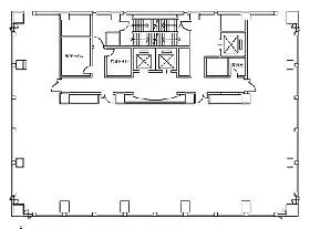 平河町センター(三信平河町)ビルの基準階図面