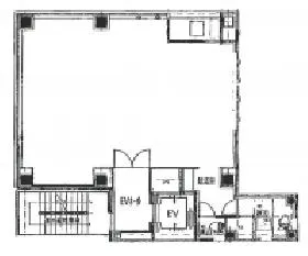 立石本町ビルの基準階図面