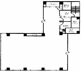岡家寿ビルの基準階図面