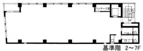 タカコービルの基準階図面