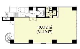 朝川ビルの基準階図面