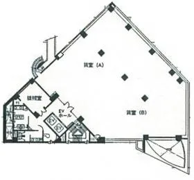 泉館紀尾井町ビルの基準階図面