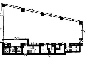 第2紀尾井町ビルの基準階図面