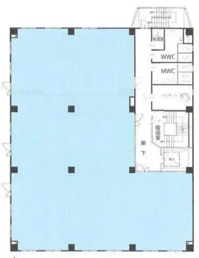 松井第3ビルの基準階図面