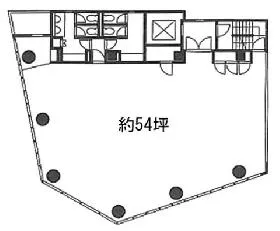 ACN新宿の基準階図面