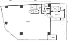 新宿KMビルの基準階図面
