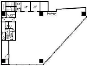 ストロング赤坂ビルの基準階図面