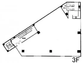 VORT南青山Ⅱ(旧:QCcube南青山115)ビルの基準階図面