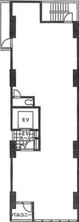 アライヴ人形町の基準階図面
