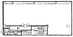 明宏ビル別館の基準階図面