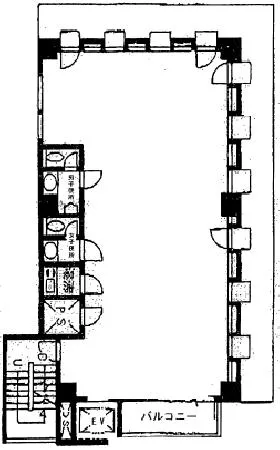エミナンス九段ビルの基準階図面