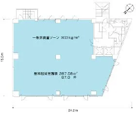 JMFビル赤坂01(旧:M-City赤坂一丁目ビルの基準階図面