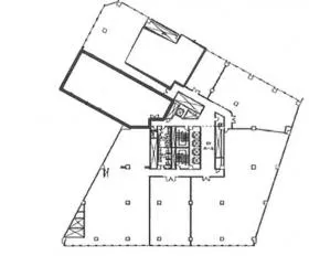 相鉄北幸第1(旧エキニア横浜)ビルの基準階図面