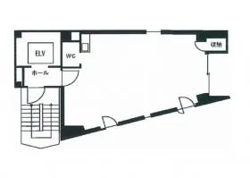 GY築地ビルの基準階図面