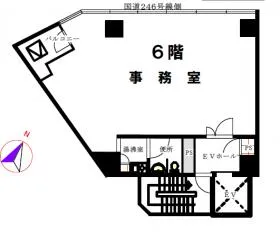 MAC渋谷ビルの基準階図面