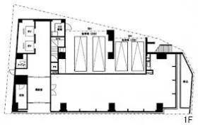 オカムラ赤坂ビルの基準階図面