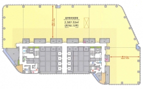 赤坂インターシティAIRの基準階図面