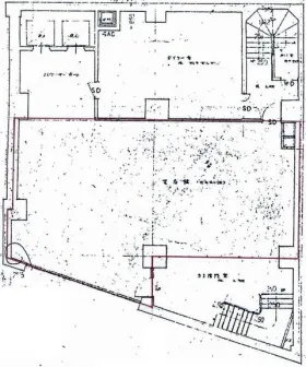 ビジョンオフィス新宿(晴花ビル)の基準階図面