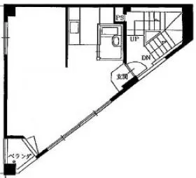 越中島STビルの基準階図面