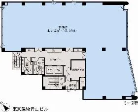 東京建物青山ビルの基準階図面