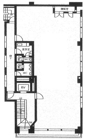 末広ビルの基準階図面