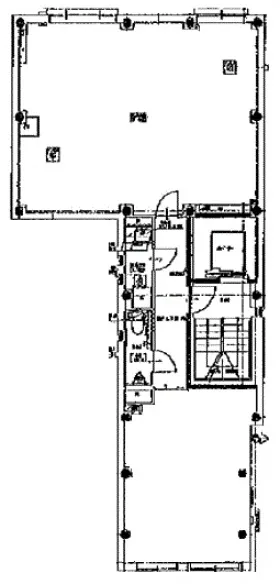 ハタノビルの基準階図面