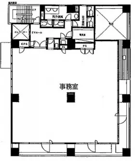 新明ビルの基準階図面