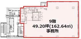 いちご渋谷宇田川町(渋谷BLUE)ビルの基準階図面