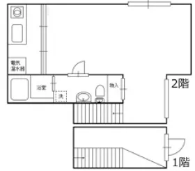 roji赤坂ビルの基準階図面