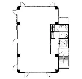 セルツェ芝浦(旧:芝浦SF)ビルの基準階図面
