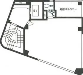 DMK代々木ビルの基準階図面