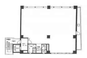エスラ原宿ビルの基準階図面
