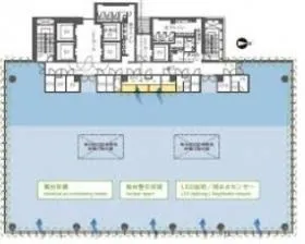 恵比寿ファーストスクエアの基準階図面