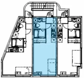 AW恵比寿ビルの基準階図面