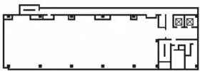 日本橋兜町M-SQUAREの基準階図面