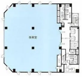 VORT錦糸町ビルの基準階図面
