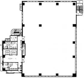 HF青葉台ビルの基準階図面