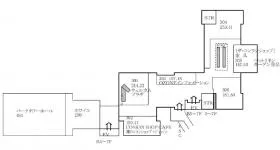 リビングデザインセンターOZONE(新宿パークタワー内)の基準階図面