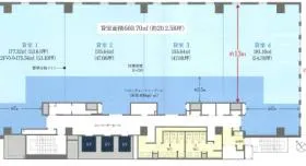 日本生命日本橋ビルの基準階図面