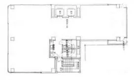 財界二世学院ビルの基準階図面