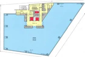 小田急西新宿O-PLACEの基準階図面