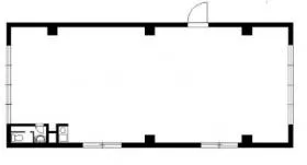 神宮前AKビルの基準階図面