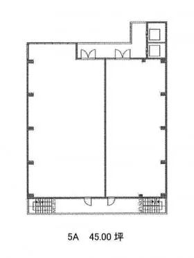 ヒューリック大森ビルの基準階図面