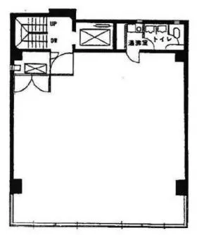 バッカス第3ビルの基準階図面
