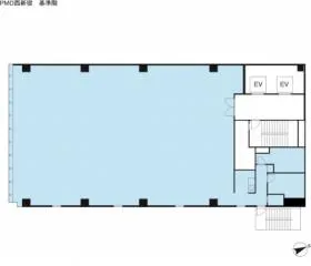 PMO西新宿ビルの基準階図面
