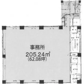 渋谷今井ビルの基準階図面